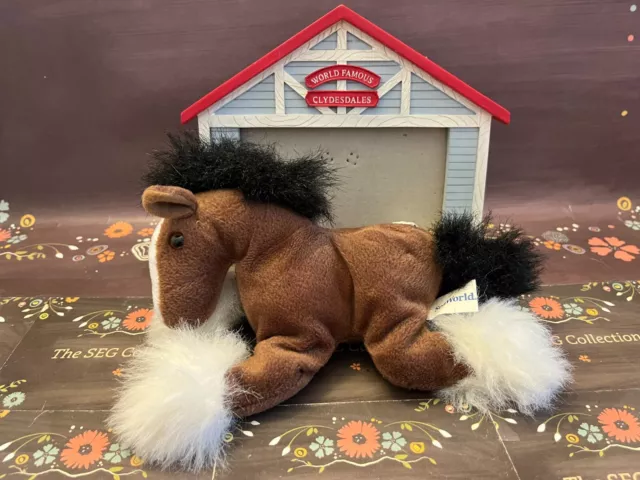 Busch Gardens Sea World Clydesdales Plush Dalmatian Picture Frame 4 X 6 EUC