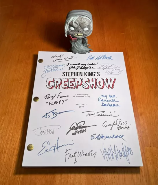 Creepshow Script Cast-Signed- Autograph Reprints - Full Script