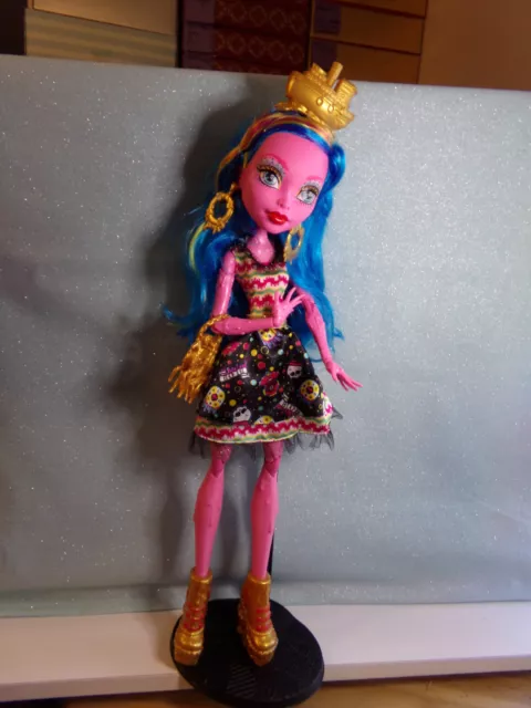 Monster High 2008 Frightfully Tall Shriek Wrecked Gooliope 17" Rare