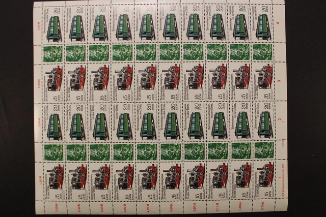 DDR, MiNr. 2792 + 2793 ZD-Bogen, DV 3, postfrisch / MNH - 654226M