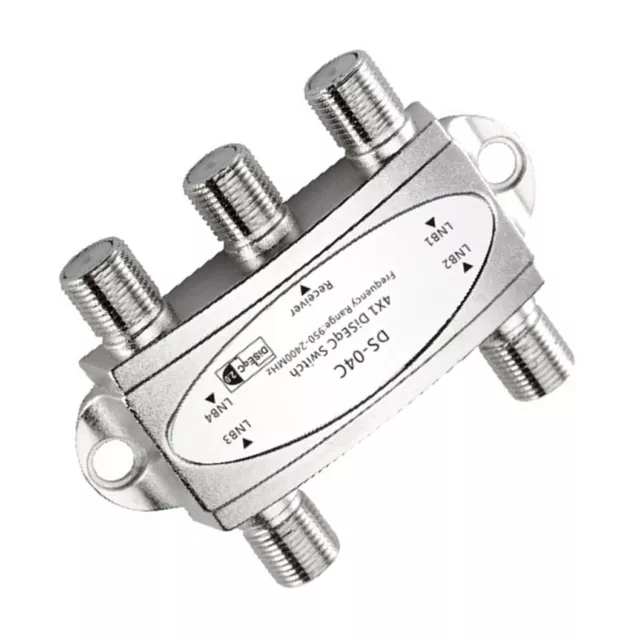 Wideband 4x1 DiSEqC 1.0 2.0 Model Premium Satellite Switch Maximum 4 LNB Dish