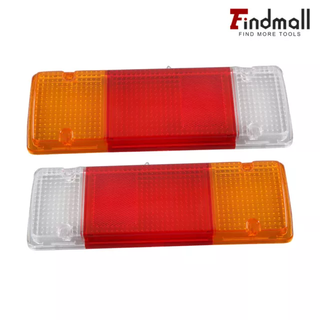 AU PAIR Tail Light LENS for Toyota Hilux Landcruiser 75-79 Series Tray Ute 05-11