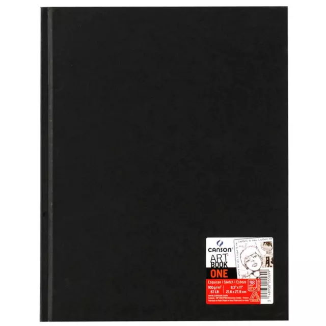Skizzenbuch ARTBOOK ONE, 216 x 279 mm, schwarz CANSON C200005569 (3148950055699)