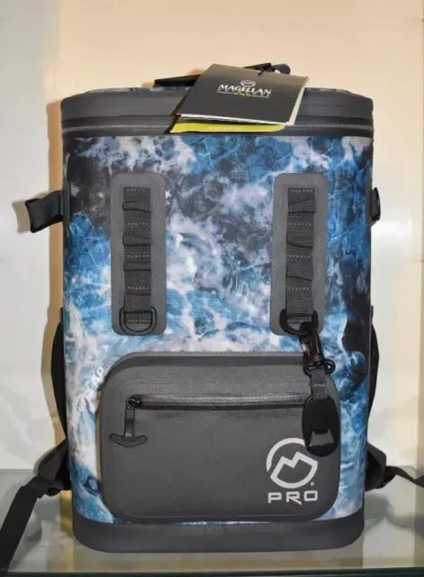 MAGELLAN OUTDOORS PRO Explorer Leakproof 24-Can Fish Camo Backpack
