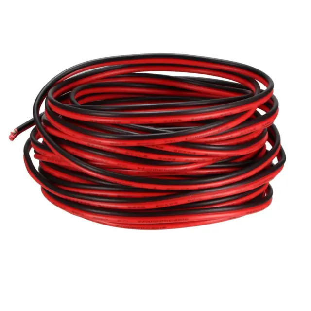 Rosso filo 2 perni cavo di prolunga cavo 20 AWG filo parallelo 6m di lunghezza