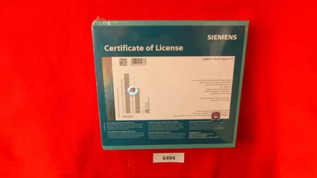 Simatic Wincc Basic V17 No. 6AV2100-0AA07-0AA5 New IN Sealed Boxed