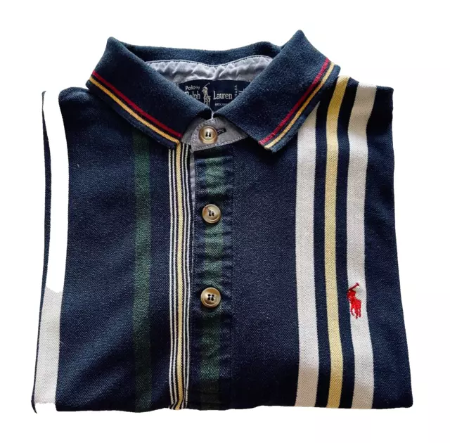 VTG Polo Ralph Lauren Vertical Stripe  Men's Polo Shirt - New w/o Tags