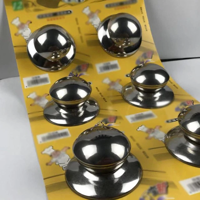Migliora il coperchio per pentole acciaio inox coperchio pentola pomello di ricambio set da 4
