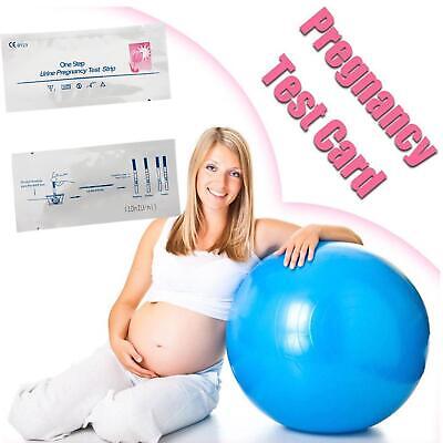 1-100 piezas tiras reactivas de embarazo temprano HCG orina midstream un kit de prueba H3O1