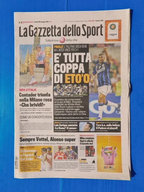 Gazzetta Dello Sport Du 22 Mai 1982 - Inter Vainqueur Coupe Italie - Naples