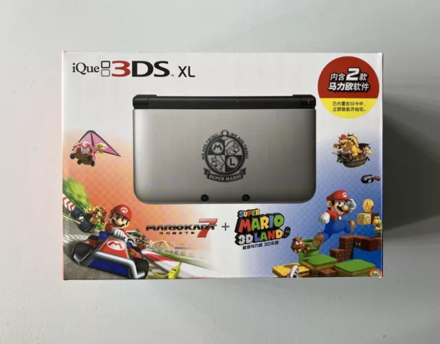 BRAND NEW FACTORY Sealed Nintendo 3DS XL iQue Mario Luigi Twins