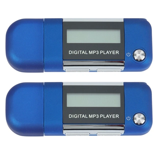 2 lettori MP3 4 GB lettore musicale disco U supporta batteria AAA sostituibile, RecoK1K1