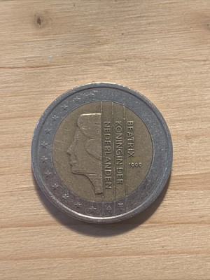 1 euro beatrix koningin der nederlanden 2000