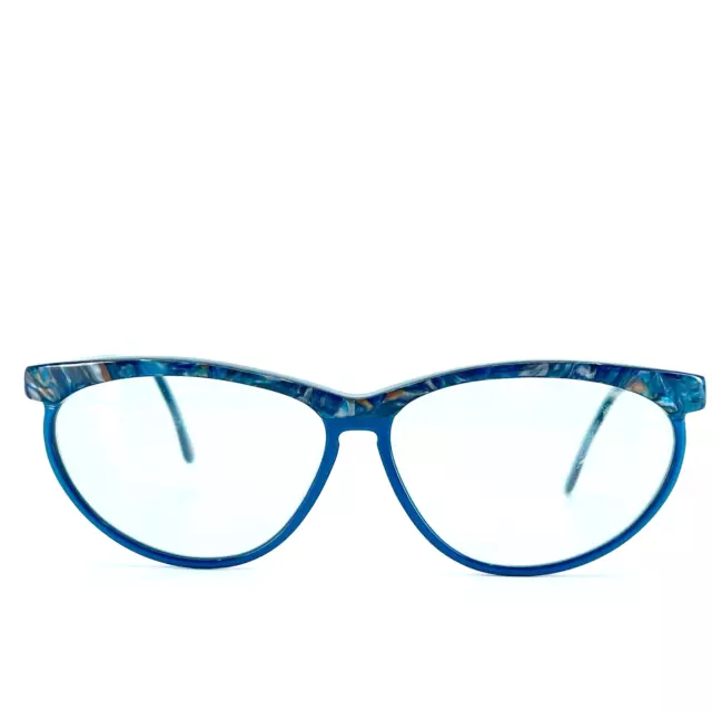 See You Eyeglasses Mod. 712-948 Blue Cat Eye Full Rim Frames 58[]13 140 mm