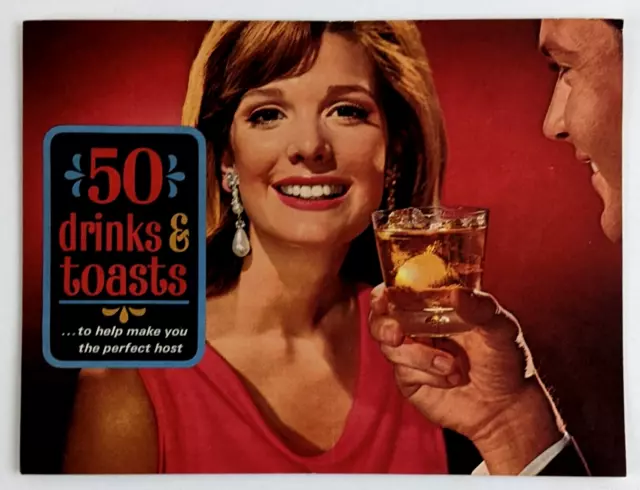 1960s Southern Comfort Whiskey 50 Drink Cocktail Recipies Toasts VTG Booklet