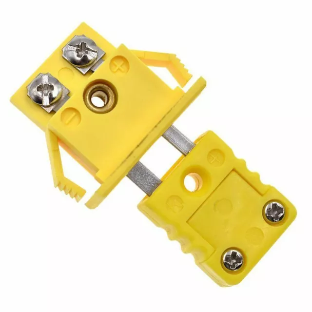 Alliage 1 Set Type K Thermocouple Miniature Socket&panel Mount Connecteur Prise 3