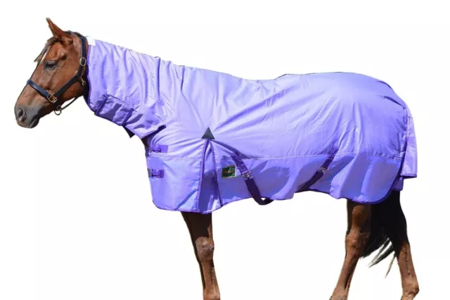 RUMANI CONQUEST Lavender 1200D WATERPROOF RAINSHEET Turnout Horse Rug Combo