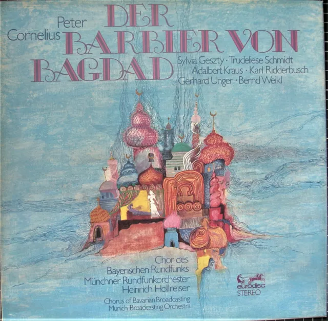 2er-Box CORNELIUS "Der Barbier von Bagdad" - GESZTY RIDDERBUSCH - HOLLREISER NM-