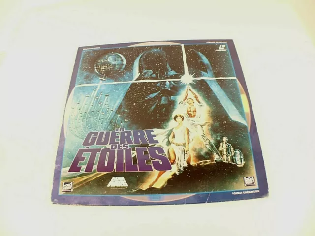 Laser disc La guerre des étoiles Star Wars Fox video 1977 RARE édition français