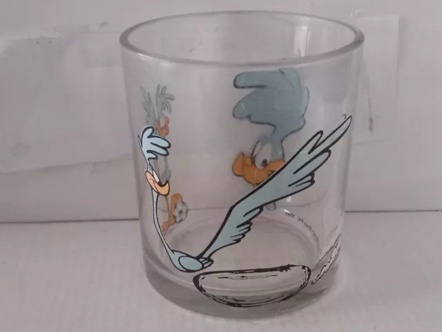 Kinder Ferrero Nutella Bicchiere Glass Vintage Looney Tunes Warner 1996 Top Rar