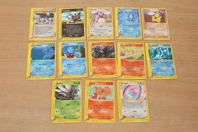 VINTAGE POKEMON E-SERIES E Reader Card Bundle Job Lot x13 WOTC Rare £44 ...
