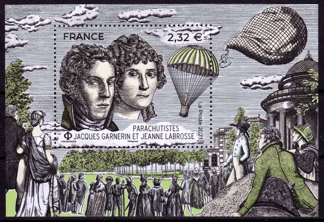 Frankreich France 2023 Fallschirmspringen parachuting aviation