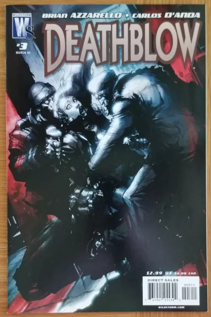 WildStorm Comic Book....Deathblow #3, March 2007, Very Good Condition