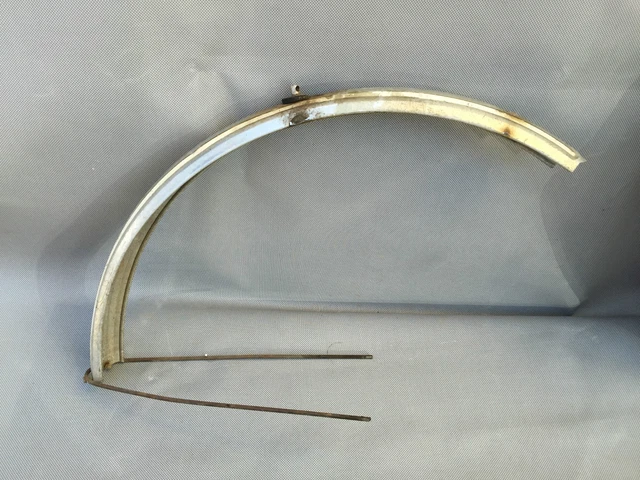 2x Gardes boue + Feux + Porte bagage vélo vintage France roue 700 mudguards bike