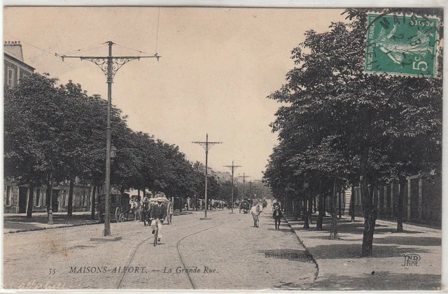 Alfort La Grande Rue House Postcard