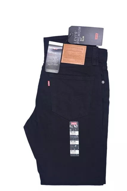 Levi's 511 original slim fit black men’s jeans New with Tags All Sizes