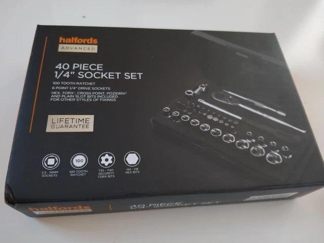 HALFORDS ADVANCED 40 Piece 1 4