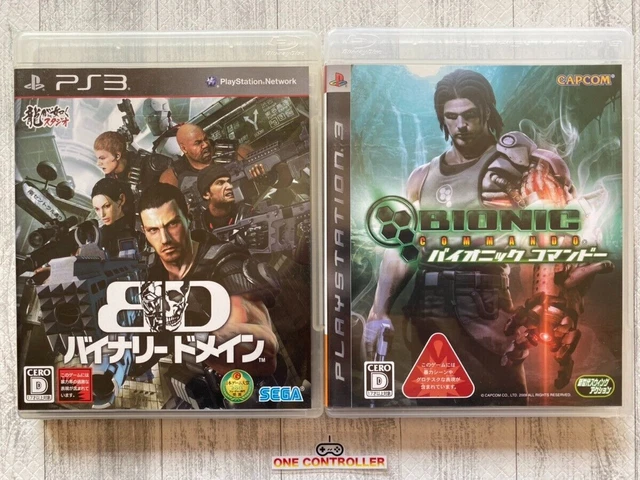 SONY PlayStation 3 PS3 Binary Domain & Bionic Commando from Japan