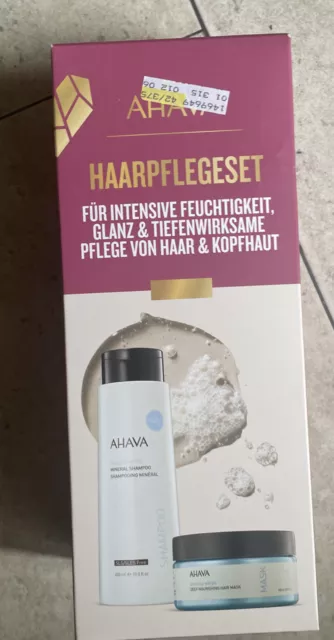 Ahava Haarpflege Set 2 Tlg. Mineral Shampoo +Deep Nourishing Maske Neu