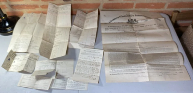 Lot of 9 Antique Documents 1800s Henry Drayer, East Manchester TWP. Mt. Wolf, PA 10