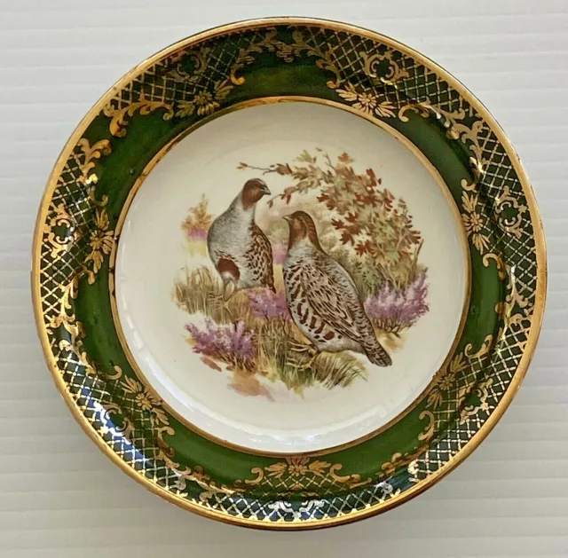 WEATHERBY HANLEY Royal Falcon Ware Trinket/Pin/Nut Dish | Partridges | England