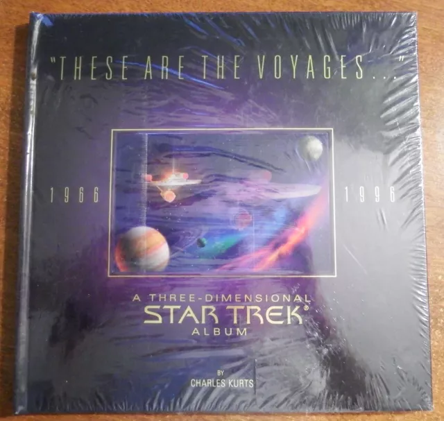 Star Trek: These are the Voyages: Pop-up Book by Charles Kurtz (HC, 1996) NEW!