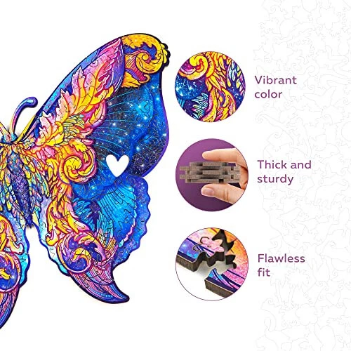 UNIDRAGON Wooden Puzzle Jigsaw, Best Gift for Adults and Children, Unique  [NEW] 3