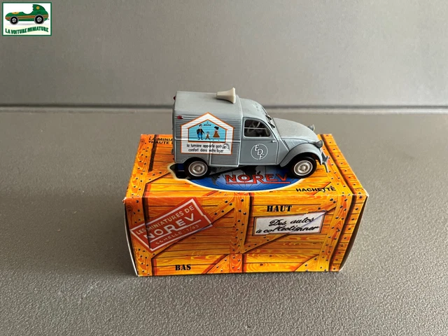 Modèle Réduit Norev Hachette #71 - Citroën 2CV AZU 1954 Esso Extra Gazoline - Échelle 1/43 - Neuf Sous Boîte
