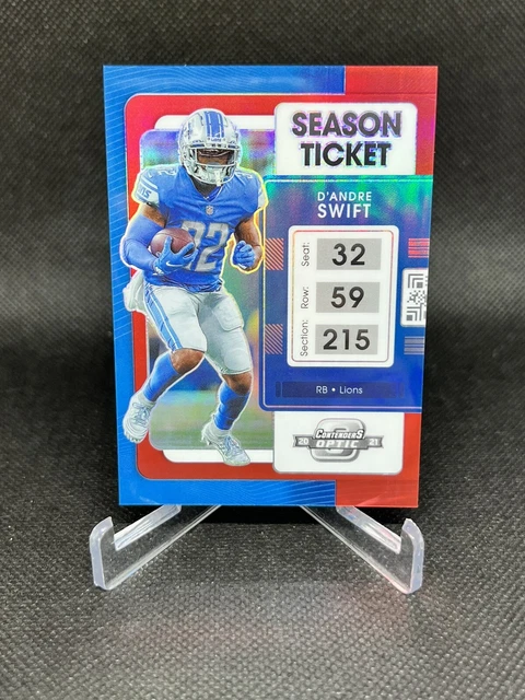 2021 Panini Contenders Optic D'Andre Swift Red Prizm /175