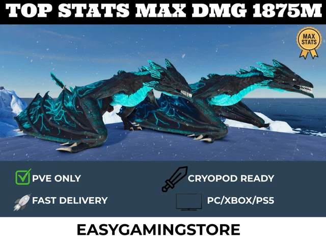 ARK Survival Ascended PvE - Megalosaurus Aberrante Stat Top Per PC/XBOX/PS5 - Foto 1