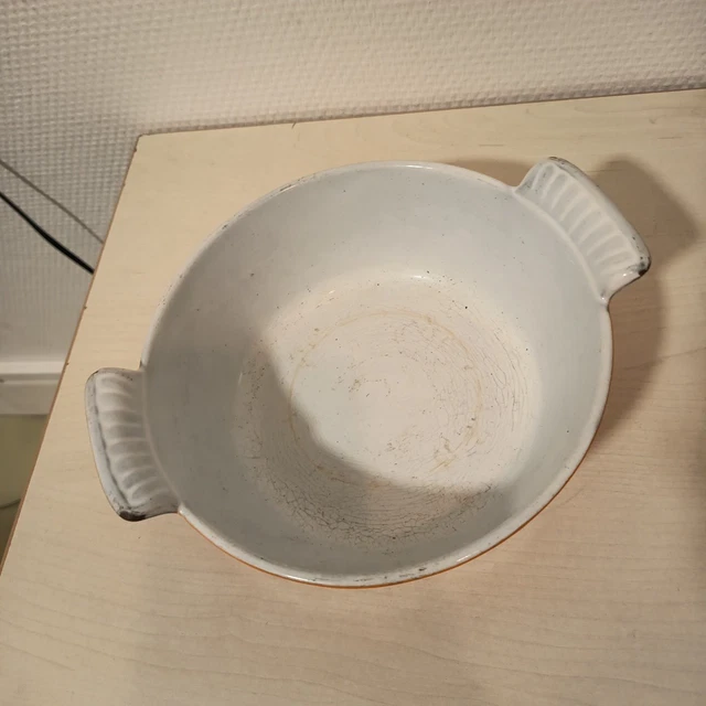 Plat Ovale Le Creuset En Fonte – 20 Cm – Marron – Vintage TBE