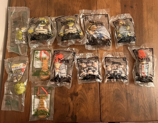 SHREK FOREVER AFTER 2010 Lot Of 12 Incomplete Set Toys McDonald’s ...