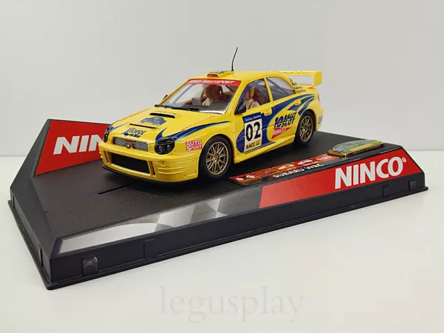 SCX Scalextric Slot Ninco 50257 Subaru WRC "Catalunya Costa Brava 2002" Ltd. Ed. 2