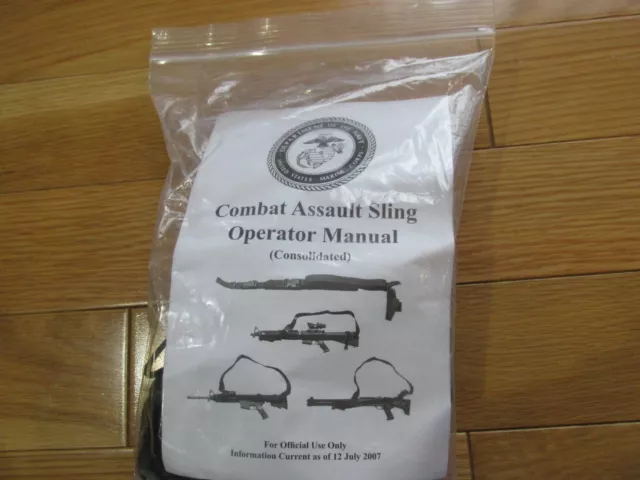 USMC 3 Point Combat Assault Sling AF-4111! NEW IN WRAPPER! Ready To Serve! BANG!
