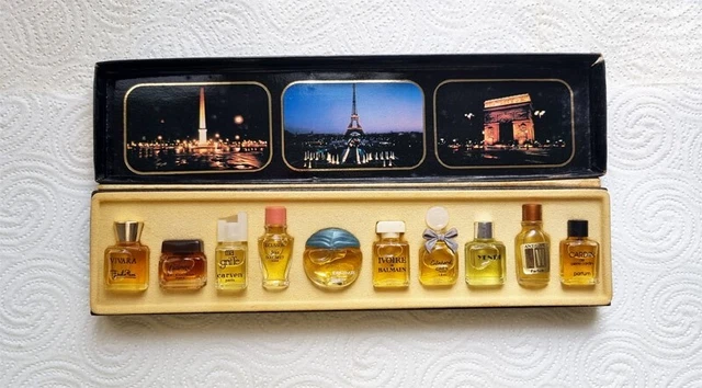 COFFRET 10 MINIATURES de parfum Les meilleurs parfums de Paris EUR 24