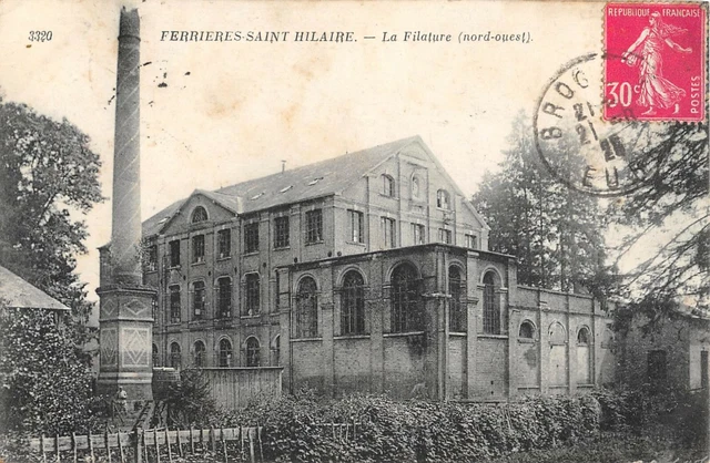 Cpa 27 Ferrieres Saint Hilaire La Filature Northwest