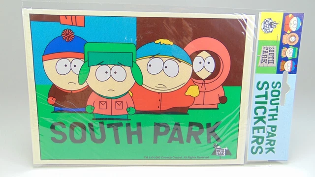 Stickers Autocollant 20Cm X 15Cm  South Park Comedy Central Vintage 2000
