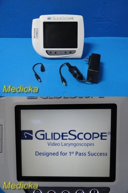 Verathon 0570-0338 Glidescope Video Monitor W/ AC Adapter ~ 31430