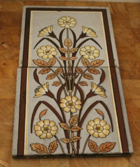 minton part tile panel  aesthetic flower christopher dresser INFLUENCE