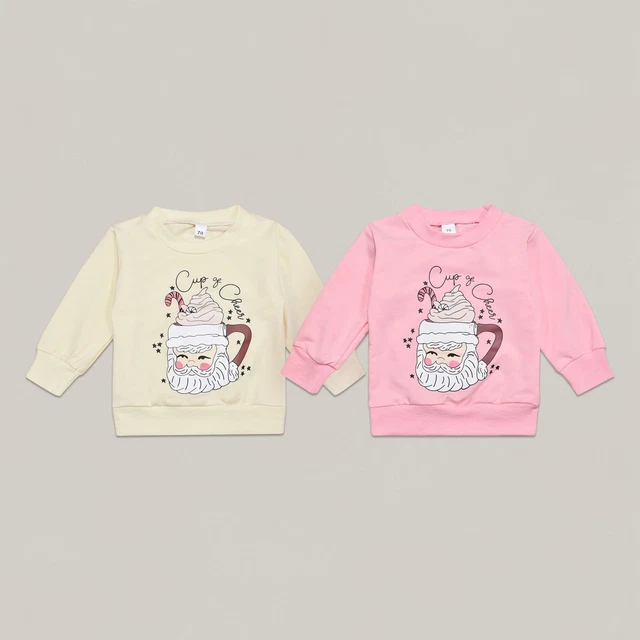 12 Month Sweatshirt Children's Christmas Cartoon Pullover Girl Hoodie Sweatshirt
